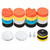 Petutu Car Foam Drill Polishing Pad Kit 22 PCS, 3 Inch Buffing Pads