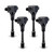 ENA Set of 4 Ignition Coil Pack 2007 2008 2009 2010 2011 2012 Compatible with Nissan Altima Versa Sentra Cube Rogue Frontier 2013 2014 2015 Infiniti