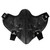 TSWRK Punk Faux Leather Mask, Wind Protector Motorcycle Biker Half Face Mask, Anti-Dust Sport Masks Halloween Costume