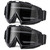 MAMBAOUT Adult Dirt Bike Goggles, 2-Pack ATV Motorcycle Goggles for Men & Women, Wide Vision Riding Off-Road Goggles