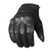 Jackets 4 Bikes Motorcycle Gloves - Premium Leather for Men Women, Touchscreen, Non-Slip, Motorbike Cruiser Street Biker Protector Black L