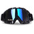 4-FQ Motorcycle Goggles Dirt Bike Goggles Windproof ATV Dustproof Racing GogglesScratch Resistant Ski Goggles Protective Safety Glasses PU Resin (Bla
