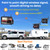RV Backup Camera with Solar Magnetic: Long Distance No Signal Delay, 7 Inch Touch Key Monitor with Recording, HD 1080P Wireless Backup Camera for Tra