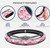 Kitty Accessories Car, Strawberry Pink Cat Wheel Cover, Y2K Car Accessories, Girly Steering Wheel Cover, Universal Fit 14.5-15 inch Auto SUV Vans Tru