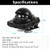 Digital Car Dashboard Mount Black for Windshield for Car, Watercraft, Boat, and Truck