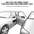MYFAMIREA 33Ft(10M) Long Car Door Edge Guards, U Shape Edge Trim Rubber Seal Protector Car Door Protection Anti-Collision Rubber Clips Easy to Cut No