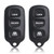 MechanMagic 2PCS Key Fob Remote Replacement Fits for Toyota 4Runner 1999 2000 2001 2002 2003 2004 2005 2006 2007-2009/Sequoia 2001-2007 HYQ12BBX Keyl