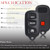 MechanMagic 2PCS Key Fob Remote Replacement Fits for Toyota 4Runner 1999 2000 2001 2002 2003 2004 2005 2006 2007-2009/Sequoia 2001-2007 HYQ12BBX Keyl