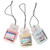 Yankee Candle Hanging Car Jar Ultimate 3-Pack Air Fresheners Neutralizes Odors Up to 30 Days Includes: Beach Walk Pink Sands and Sun and Sand (Pack o