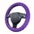 Flying Banner car Steering Wheel Cover Massage Velvet Warm Universal Size 15 inches SUV Truck Anti Slip Odorless Summer Winter (Purple, Velvet Massag