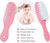 Baby Grooming Kit, Infant Safety Care Set with Hair Brush Comb Nail Clipper Nasal Aspirator,Baby Essentials Kit for Newborn Girls Boys (Pink Baby Gro
