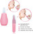 Baby Grooming Kit, Infant Safety Care Set with Hair Brush Comb Nail Clipper Nasal Aspirator,Baby Essentials Kit for Newborn Girls Boys (Pink Baby Gro
