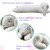 Hofun4U Rabbit Plush Pillow, Rabbit Stuffed Animal, Rabbit Plush Long Body Pillow for Kids Adults (White,35 inch)