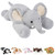 GILFWM Weighted Stuffed Animals Elephant - 25" Big Stuffed Animal Toy Pillow for Kids & Adults, 5 lbs Soft Washable Weighted Plush