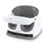 Ingenuity Baby Base 2-in-1 Booster Feeding and Floor Seat with Self-Storing Tray - Slate
