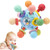 Baby Montessori Sensory Toys for 0-6 6-12 Months, Baby Teether Teething Toys for Babies 0 3 6 9 12 18 Months, Newborn Infant Learning Developmental T