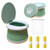 Travel Potty for Toddler, Portable and Foldable Toilet, Apply to Seat Emergency Toilet for Car, Camping, Outdoor, Indoor (green, small)