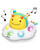 Skip Hop Baby Follow-Me Bee Tummy Time Crawl Toy 3-Stage Infant Sensory Development with Lights Sounds and Music Explore & More Age 5m+