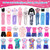 Barwa 10 Sets Doll Clothes Hooded Sports Suit Casual Outfits Tops and Pants Doll Pajamas for 11.5 inch Girls Dolls