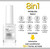 Total Action 8 in 1 Intensive Nail Therapy Conditioner with Silver Shine (12 ml)