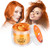 Hair Wax Color Orange, Magic Master Keratin Temporary Hair Color Dye for Color Treated Hair Natural Styling Instant Kids Mud Cream Gel Girl Gifts, Pa