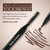 Waterproof Eyebrow Pen with Brush, Brow Pencil & Lash Spoolies for Eyelash Extensions, Eye Brow Pencils for Women, Eyelash Brush & Spoolie Combo, Eye