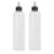 driew Applicator Bottles for Hair, 16.9oz Hair Squeeze Bottle for liquids Twist-On Top Tip Cap with Ratio Graduated Scale Color Applicator Bottle Dye