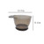 lasenersm 2 Pieces Hair Color Bowl Hair Dye Bowl Hair Color Mixing Bowl Plastic Color Mixing Tint Bowl Hair Dye Bowl Applicator Bowl Hair Dyeing Colo