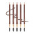 Bodermincer Eyebrow Pencil Longlasting Waterproof Durable Automaric Liner Eyebrow 5 Colors to Choose (5pcs, 3# Light Brown)