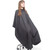 Hair Cutting Cape - Large Lightweight Water Resistant Salon Cape with Snap Closure - 60in x 57.5in for Adults (Black)