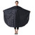 SMARTHAIR Professional Salon Cape, Polyester, Black, 54'x62', Barber Hair Cut Cape