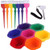 PERFEHAIR Small Hair Coloring Dye Mixing Tint Bowls and Brush Kit - Set of 7 Rainbow Colors | 6.8 fl oz per Bowl