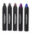 Professional Hair Chalk Temporary Hair Dye Non-toxic Hair Color Crayon Cover White Hair Color Patch (5packs-black-coffee-dark brown-purple-blue)