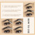 Waterproof Eyebrow Gel for Long Lasting, Highly Tinted Liquid Eye Brow Makeup, Sweatproof, Natural (Blonde)