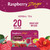 Celestial Seasonings Raspberry Zinger Herbal Tea, Caffeine Free, 20 Tea Bags Box