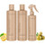 MOEHAIR Trio Pack: Protein Infused Shampoo + Color Alive Conditioner, and Leave-in Conditioner (12 Fl Oz Each) - Hydrating and Nourishing for Dry, Da