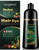 AUGEAS 500ML Black Permanent Hair Color Shampoo, 3 IN 1 Organic Herbal Fast Coloring Shampoo for Men and Women to Cover Grey/White Hair (BLACK)