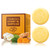 YAFUSIPE 2 Pack Ginger Hair Regrowth Shampoo Bar Turmeric Soap for Growth Natural Ginger Solid Bars for Thinning Strengthen Curly Oily Hair Anti Hair