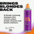 TIGI Bed Head Serial Blonde Restoring Shampoo for Damaged Blonde Hair, Hydrolyzed Keratin, 20.29 fl oz