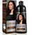 Ivnil Dark Brown Hair Dye Shampoo 3 in 1 Hair Color Shampoo for Gray Coverage Herbal Semi Permanent Champu Para Canas Con Tinte for Women and Men - I