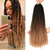 Passion Twist Hair 22 Inch Long Water Wave Ombre Passion Twist Crochet Hair For Women Curly Braiding Hair Long Spring Twist Hair Synthetic Hair Exten