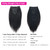 Lovrio Kinkys Straight Hair Clip Ins Brazilian Virgin Hair Extensions Big Thick Double Weft Real Remy Hair for Black Women 7 Pieces 120g 12 Inch