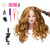 SOPHIRE 26"-28" Long Hair Mannequin Head with 80% Real Human Hair, Hairdresser Practice Training Head Cosmetology Manikin Doll Head with 9 Tools and