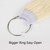 TOFAFA Hair Swatches 100% Human Hair Color Rings Testing Fashion Colors Samples 8 inch Lightest Blonde 30 PCS/Pack