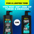 AXE Wash & Care 2-in-1 Shampoo & Conditioner Apollo Wash & Care 4 Count for Clean & Strong Hair Sage & Cedarwood 100% Recycled Bottle 28 oz