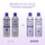 Jhirmack Silver Brightening Purple Shampoo and Conditioner Set for all types of silver, grey, and blonde hair