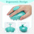 FREATECH Massager Shampoo Brush with Soft Silicone Bristles for Scalp Care, Shower Hair Scalp Scrubber Exfoliator for Dandruff Removal and Hair Growt