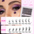 Fenshine Cluster Eyelash Extensions 240pcs Mixed 20D/40D Natural False Eyelashes