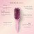 Bounce Curl Define EdgeLift Brush, 5-in-1 Tool for Effortlessly Defined Curls, Waves & Coils, Reduces Frizz - Pink