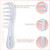 Rene of Paris Wide Tooth Detangling Comb - Hair & Wig Lift Styling Tool